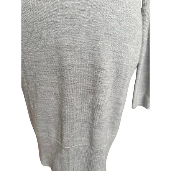 SMARTWOOL Granite Falls Merino Wool Turtleneck Gray Sweater Dress in Size Small - Picture 8 of 8